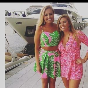 Lilly Pulitzer parfait set size 8